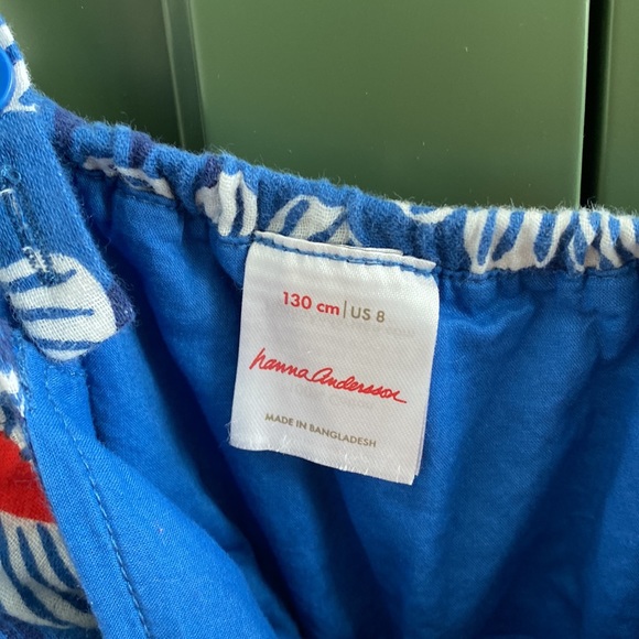 Hanna Andersson 4th of July Dress 8 130cm - Picture 6 of 7